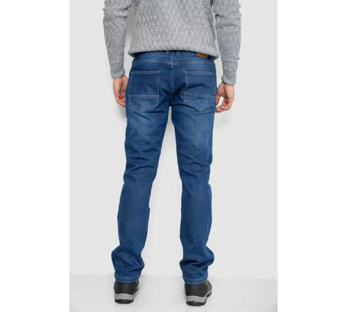 Джинси чоловічі на флісі, колір синій, 254R2410