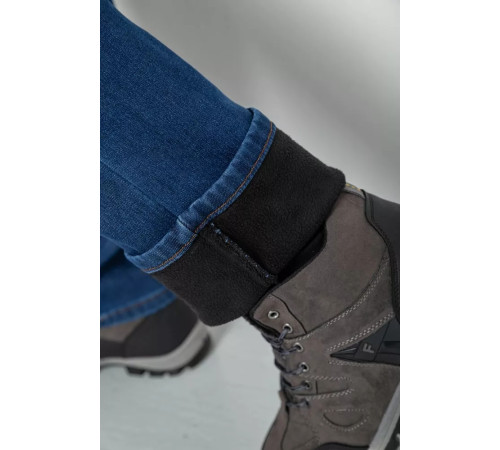 Джинси чоловічі на флісі, колір синій, 254R2410