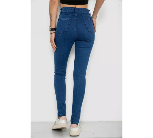 Джинси жіночі Skinny, колір синій, 182R3619