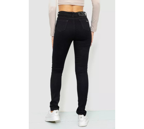 Джинси жіночі стрейч 214R1443, колір Чорний