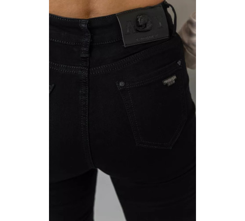 Джинси жіночі стрейч 214R1443, колір Чорний