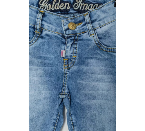 Джинси для дівчаток, колір блакитний, 247R2834