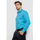 Рубашка мужская с принтом, цвет голубой, 214R7497
