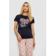 Женская пижама с принтом, цвет синий, 243R3697