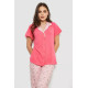 Жіноча піжама з принтом, колір рожевий, 243R19015