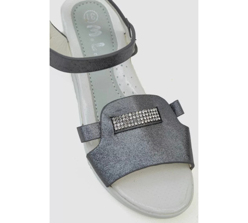 Босоніжки дитячі 243RA6806-04, колір Сріблястий