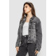 Куртка жіноча джинсова, колір сірий, 255RA224