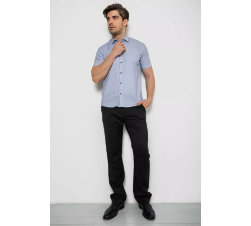 Сорочка чоловіча з коротким рукавом, колір сірий, 214R6917-16
