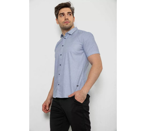 Сорочка чоловіча з коротким рукавом, колір сірий, 214R6917-16