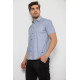 Сорочка чоловіча з коротким рукавом, колір сірий, 214R6917-16