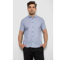 Рубашка мужская с коротким рукавом, цвет серый, 214R6917-16