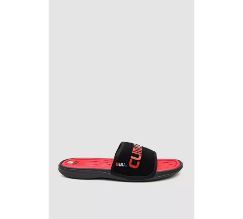 Шлепанцы мужские, цвет красно-черный, 243RRR0-21-1