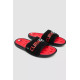 Шлепанцы мужские, цвет красно-черный, 243RRR0-21-1