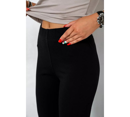 Велотреки однотонні, колір чорний, 102R5234