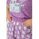Женская пижама с принтом, цвет фиолетовый, 243R15236
