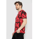 Мужская футболка с принтом, цвет красный, 244R6034