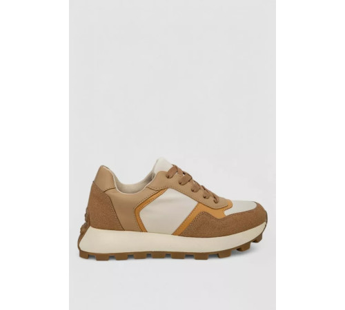 Кросівки жіночі демісезонні, колір бежевий, 248R212