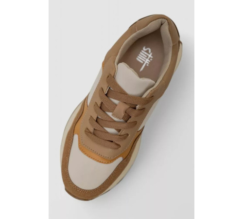 Кросівки жіночі демісезонні, колір бежевий, 248R212