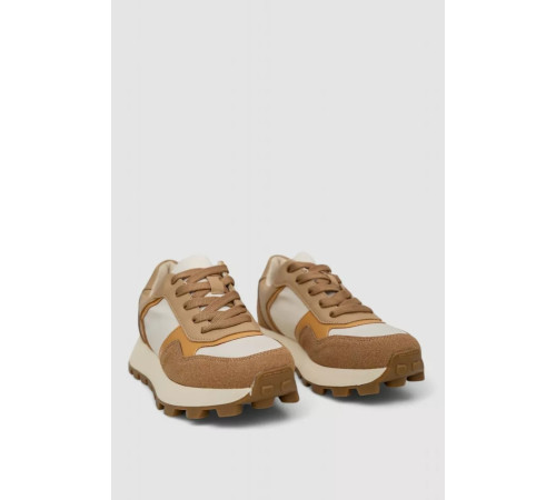 Кросівки жіночі демісезонні, колір бежевий, 248R212