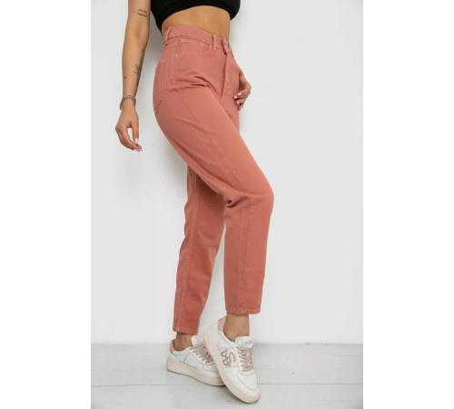 Джинси жіночі Mom's, колір пудровий, 182R1646