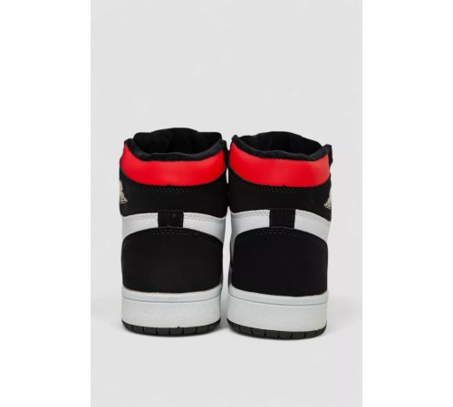 Кросівки жіночі зимові на хутрі, колір біло-чорний, 248RHB470