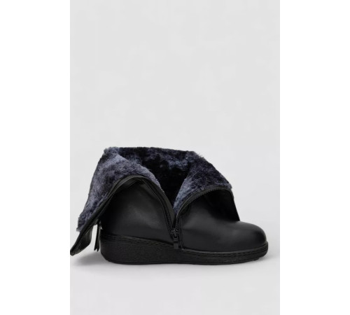 Сапоги женские зимние на меху, черный, 243RY205