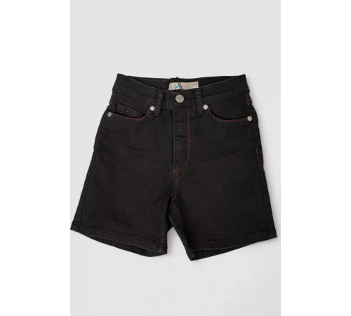 Шорты подростковые джинсовые для девочки, цвет черный, 247R923-3