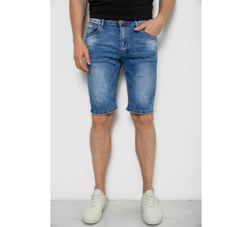 Шорти чоловічі джинсові, колір синій, 244RLS22-0210X