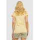 Піжама жіноча з принтом, колір жовтий, 243R3055