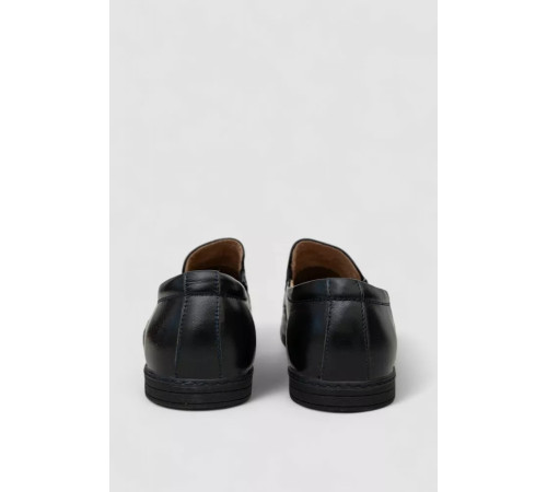 Туфлі чоловічі з перфорацією, колір темно-синій, 243RB1971