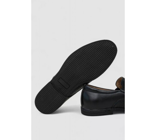 Туфлі чоловічі з перфорацією, колір темно-синій, 243RB1971