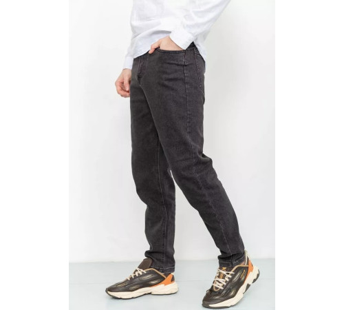 Джинси чоловічі демісезонні, колір темно-сірий, 190R500