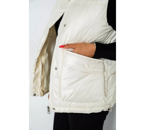 Жилет жіночий, колір кремовий, 244R533