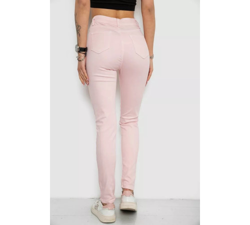 Джинси жіночі, колір пудровий, 182R1329