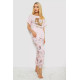 Женская пижама с принтом, цвет розовый, 243R15496