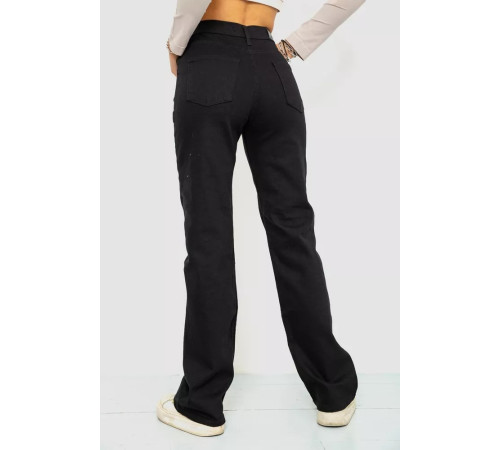 Джинси жіночі, колір чорний, 244R413-2501