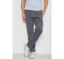 Спортивные брюки мужские на флисе, цвет серый, 244R0025