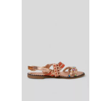 Босоножки женские, цвет золотистый, 244RTN19-4.