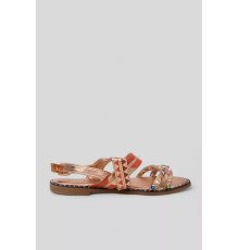 Босоніжки жіночі, колір золотистий, 244RTN19-4
