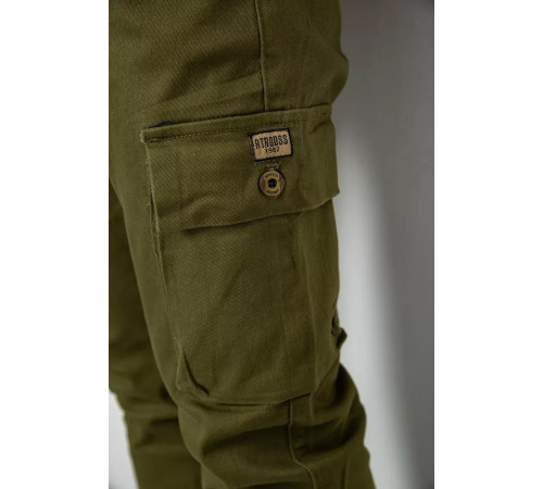 Джинсы мужские демисезонные, цвет хаки, 243R8083.