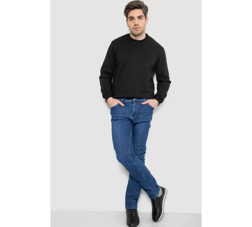 Джинси чоловічі демісезонні, колір синій, 243R8049