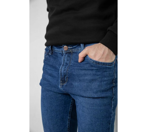 Джинси чоловічі демісезонні, колір синій, 243R8049