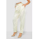 Брюки женские летние нарядные, цвет светло-желтый, 244R351.