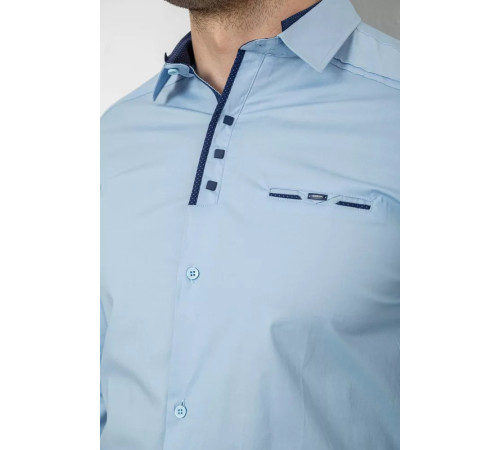 Сорочка чоловіча, колір блакитний, 214R7086