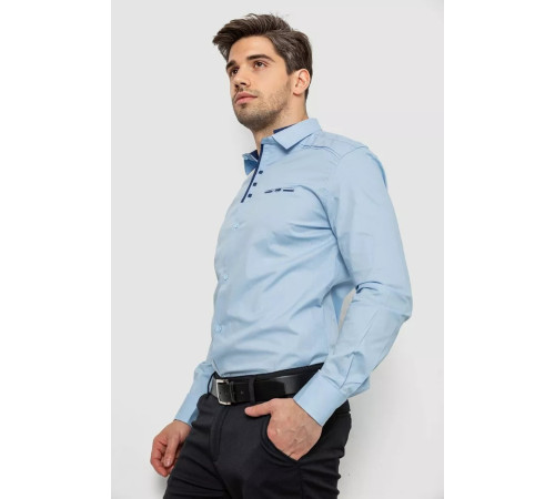 Сорочка чоловіча, колір блакитний, 214R7086
