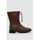 Сапоги женские утепленные демисезонные, цвет коричневый, 243RA2607