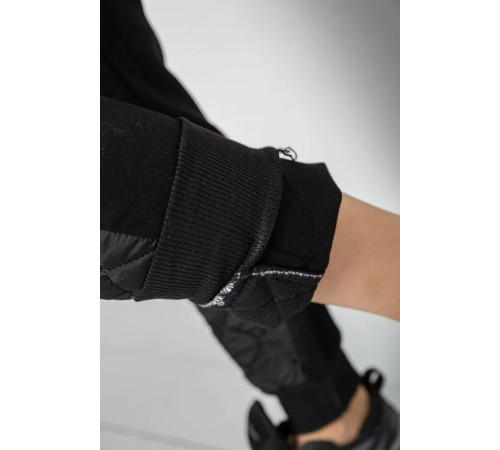 Штани жіночі укорочені, колір чорний, 243RA042