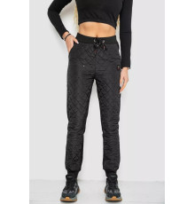 Штани жіночі укорочені, колір чорний, 243RA042