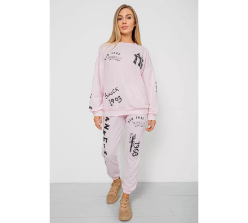 Спорт костюм жіночий, колір рожевий, 244R352