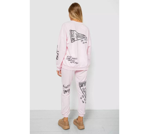 Спорт костюм жіночий, колір рожевий, 244R352